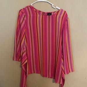 Striped work shirt. Worthington brand size Small